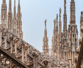 Duomo di Milano in Italia.