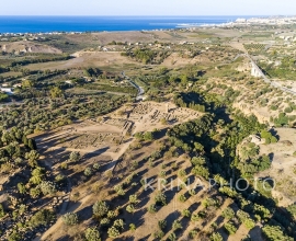 The Valley of the Temples of Agrigento in Sicily. Temple of Castor and Pollux.