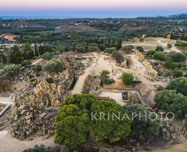 La Valle dei Templi di Agrigento. Tempio di Zeus.